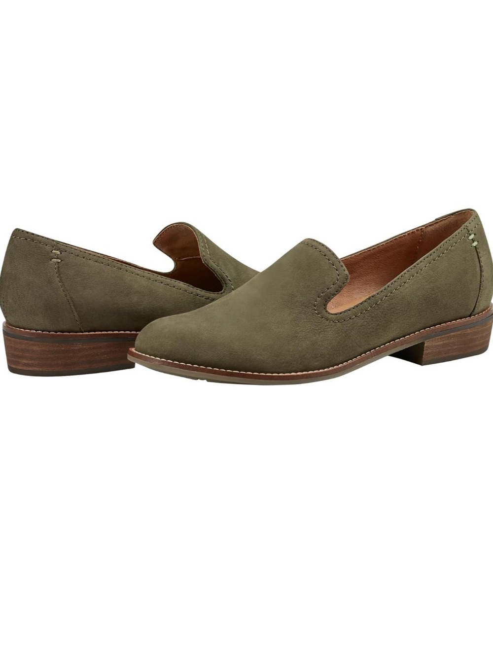 Olive Green Slip-On Loafer - Picture 6 of 8